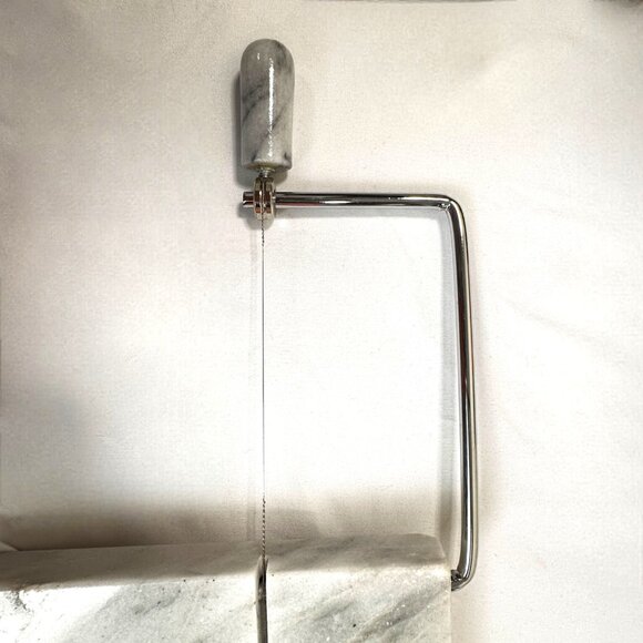 Marble Cheese Slicer with Wire & Handle Made In Taiwan EUC Vintage Hostess Gift - Picture 2 of 7